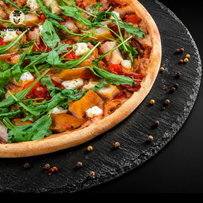 Pizza 50/50 maso a sýr